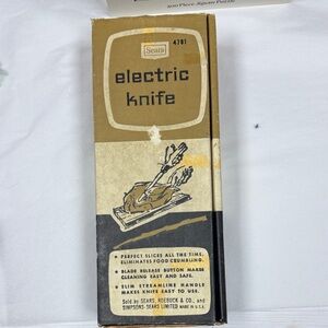 Sears Electric Knife New in box Vintage